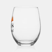 Verre À Vin Sans Pied Mignonne Infoxicate Fox Mère Don Qui Aime Boire (Gauche)
