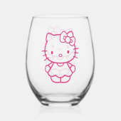 Verre À Vin Sans Pied Minou (Recto)