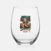 Verre À Vin Sans Pied Mode Jordan Objectif Squelette Nations Attaquant D (Verso)