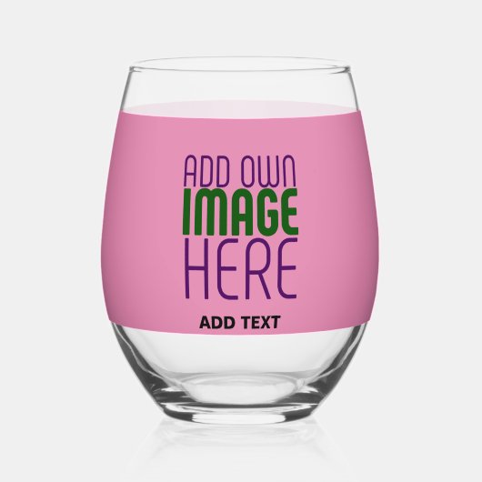 VERRE À VIN SANS PIED MODÈLE DE TEXTE D'IMAGE CHAUD MODERNE ÉDITABLE (Recto)