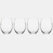 VERRE À VIN SANS PIED MODÈLE DE TEXTE D'IMAGE SIMPLE ET CLAIR MODERNE (Gauche)