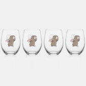 Verre À Vin Sans Pied Mole Vin rouge (Dos)