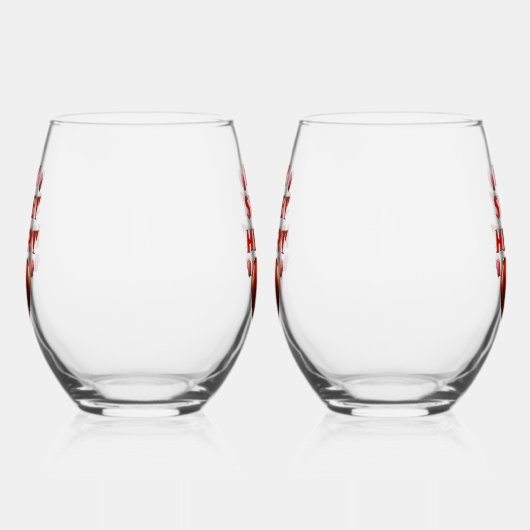 VERRE À VIN SANS PIED MON COEUR DOUX (Gauche)