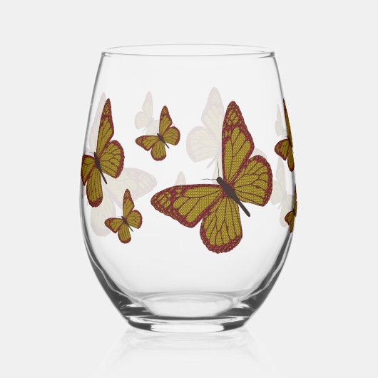 Verre À Vin Sans Pied Monarque chinois (Recto)