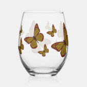 Verre À Vin Sans Pied Monarque chinois (Verso)