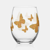 Verre À Vin Sans Pied Monarque indien (Verso)