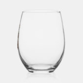 Verre À Vin Sans Pied Monogramme initial de Jésus Foi Monogramme initial (Droite)