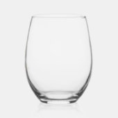 Verre À Vin Sans Pied Monogramme or (Gauche)