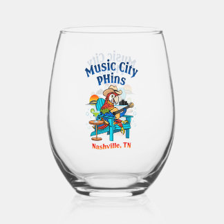 Verre À Vin Sans Pied Musique City Phins