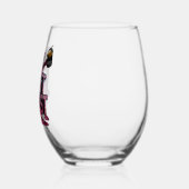 Verre À Vin Sans Pied Neon Cheers : Un Dernier toast (Gauche)