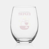 Verre À Vin Sans Pied Niveau d'introduction : Expert (Verso)