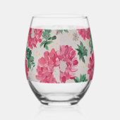Verre À Vin Sans Pied Noël Bonanza Floral (Gauche)