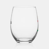 Verre À Vin Sans Pied Noël des elfes de vin rouge (Droite)