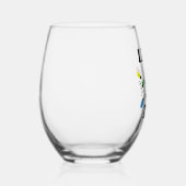 Verre À Vin Sans Pied Noël Let's Get Lit (Droite)