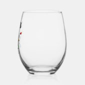 Verre À Vin Sans Pied Noël Let's Get Lit (Gauche)