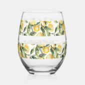 Verre À Vin Sans Pied Nom citron (Gauche)