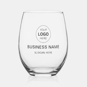 Verre À Vin Sans Pied Nom commercial personnalisé et logo Vin sans pierr