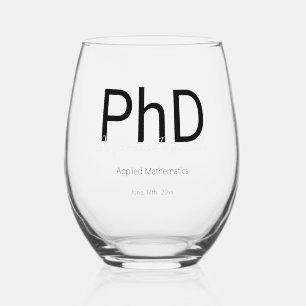 Verre À Vin Sans Pied Nom du titulaire du doctorat Diplôme de doctorat