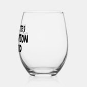 Verre À Vin Sans Pied Nom personnalisé Relaxation Liquide (Gauche)