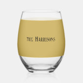 Verre À Vin Sans Pied Nom, Trump-Vance America First 2025 (Verso)