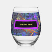 Verre À Vin Sans Pied Nommez votre poison (Recto)