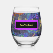 Verre À Vin Sans Pied Nommez votre poison (Verso)