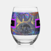 Verre À Vin Sans Pied Nommez votre poison (Gauche)