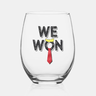 Verre À Vin Sans Pied Nous avons gagné Donald Trump 2024