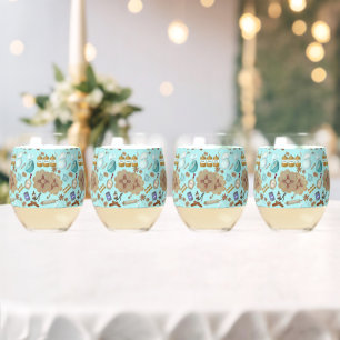 Verre À Vin Sans Pied Nouveau-Mexique Biscochito Cookies Zia Sun