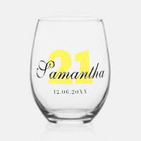 Numéro d'anniversaire jaune citron | Date du nom 3