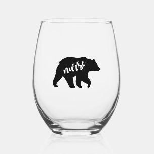 Verre À Vin Sans Pied Nurse bear