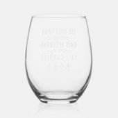 Verre À Vin Sans Pied Obtenir mes bougies automnales (Verso)