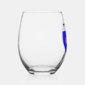 Verre À Vin Sans Pied Oiseau de Noël (Droite)