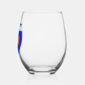 Verre À Vin Sans Pied Oiseau de Noël (Gauche)