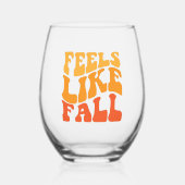 Verre À Vin Sans Pied On A L'Impression D'Une Chute (Recto)