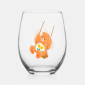 Verre à vin sans pied Ours (Verso)