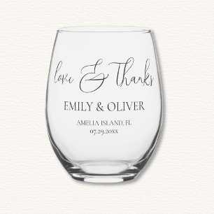 Verre À Vin Sans Pied Oyster Shells Mariage Etted Drinkware