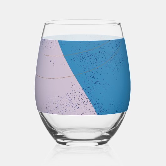 Verre À Vin Sans Pied Paint Splatter (Recto)