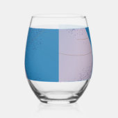 Verre À Vin Sans Pied Paint Splatter (Gauche)
