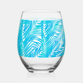 Verre À Vin Sans Pied Palmes tropicales (Droite)