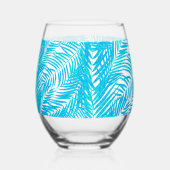 Verre À Vin Sans Pied Palmes tropicales (Gauche)