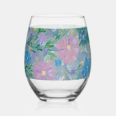 Verre À Vin Sans Pied Papillon Bush Floral (Verso)