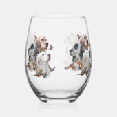 Verre À Vin Sans Pied Paramètres anglais (Droite)