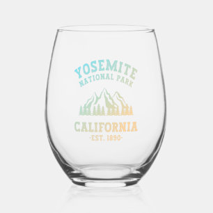 Verre À Vin Sans Pied Parc national de Yosemite Californie Randonnée Gra