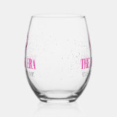 Verre À Vin Sans Pied Parties scintillant branchée Disco Bride Era Bache (Gauche)