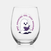 Verre À Vin Sans Pied Pas De Vous Accueillir, Juste De Lire (Verso)