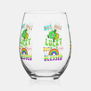 Verre À Vin Sans Pied Pas Seulement Lucky, Mais Trop Béni