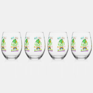Verre À Vin Sans Pied Pas Seulement Lucky, Mais Trop Béni