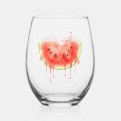 Verre À Vin Sans Pied Pastèque (Verso)
