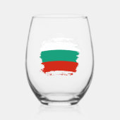 Verre À Vin Sans Pied pavillon de la Bulgarie (Recto)